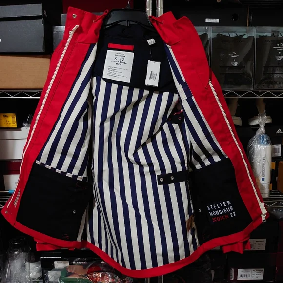 Scotch & Soda Hooded Zip Front Utility Pocket Jacket